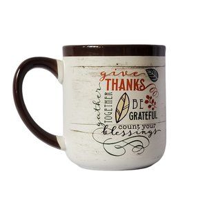 "Give Thanks" Coffee Mug
